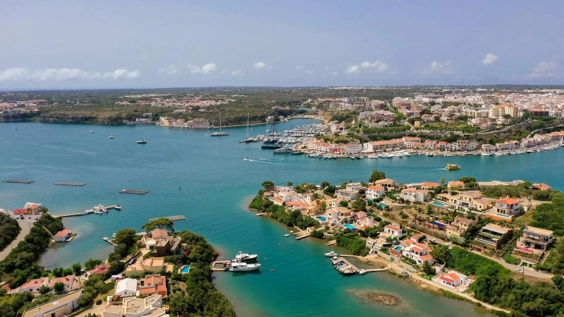 Elegant Villa In Cala Llonga With Harbour Views, Menorca Spain